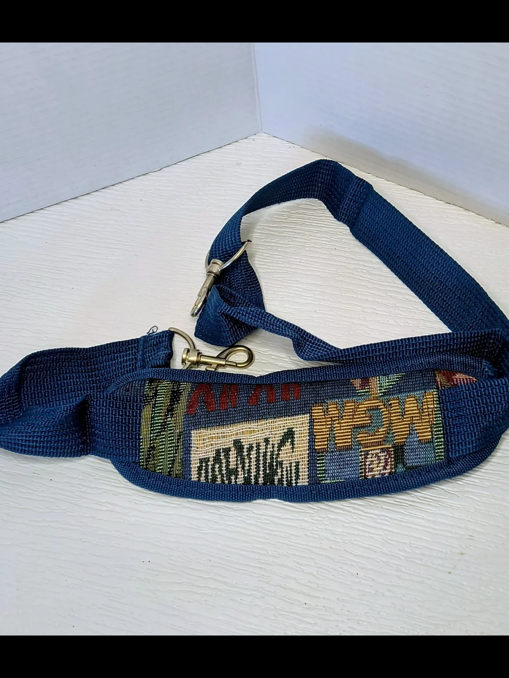 Las Vegas Printed Blue Travel Duffle Bag